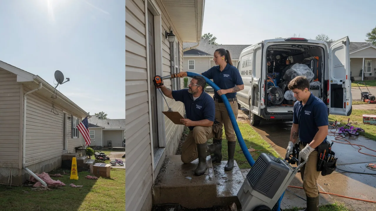 Ceiling Water Damage Restoration in Newell, WV near me